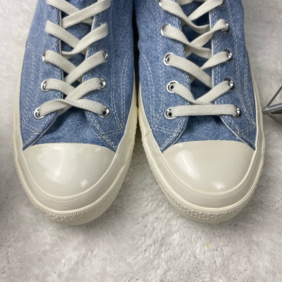 CONVERSE Blue All-star 70s Hi Renew Light Denim 11 - Picture 2 of 5